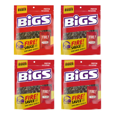 Bigs Semillas Girasol Fire! Sauce Taco Bell 103g C\u002Fu 4 Pack | Envío gratis