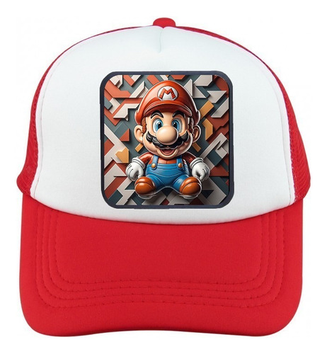 Gorra Trucker - Luigi Y Mario Bros - Super Mario