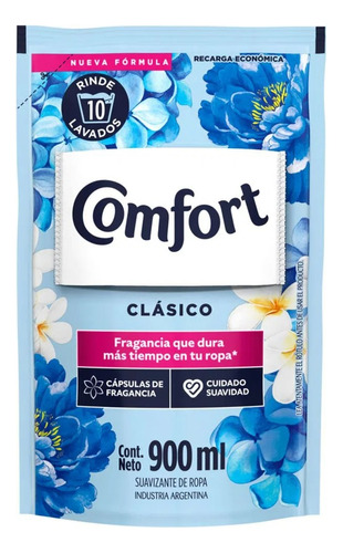 Suavizante Clásico Comfort Para Ropa Dp X 900 Ml