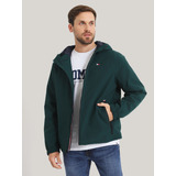 Chaqueta Hoodie Stretch Poly Verde Tommy Hilfiger