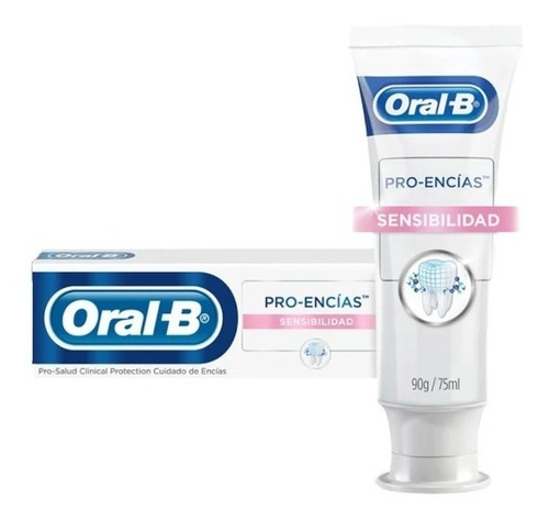 Pasta Dental Oral B Pro Encias Sensibilidad Con Fluor 75ml