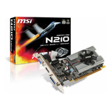 Placa De Vídeo Gt 210 Msi Nvidia Geforce 1gb Ddr3 64 Bits