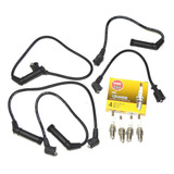 Kit Cables Bujías Y Bujías Ngk Platino, Jetta A4 2.0 99-10