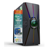 Pc Gamer Leo Shop Core I7 16gb C/vídeo Rx-550 4gb, Hdd=500gb