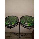 Congas Compactas Fuego Verde Trako Drums 