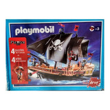 Playmobil 4 Rompecabezas Puzzle Piratas Con 4 Artes Playking