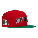 Gorra New Era Mexico Mundial Beisbol 59fifty Rojo Verde Altr