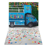 Fundo Fotográfico Carnaval Carro Alegórico 2,50x1,75 Pn-0717