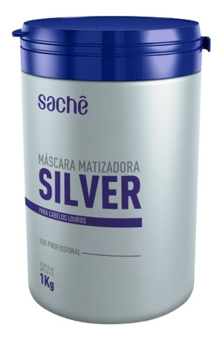 Máscara Matizadora Silver Sachê Professional 1 Kg Fragrância Do Tratamento Silver Cor De Cabelo Loiros