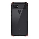 Funda Google Pixel 2 Xl Gel Silicona Protector Rojo Case    