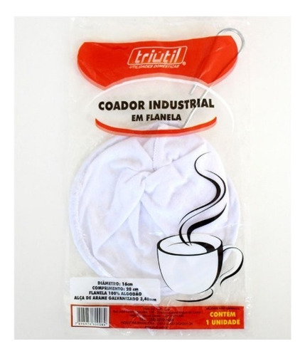 Kit 6 Coador Para Café Em Flanela Industrial - Triútil