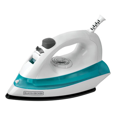 Plancha De Vapor Y Rocio Black And Decker Irbd100 Color Blanco\u002FAzul | Meses sin interés