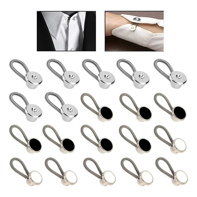 Extensión De Cuello De Botón Para Hombre Camisas 20 Piezas