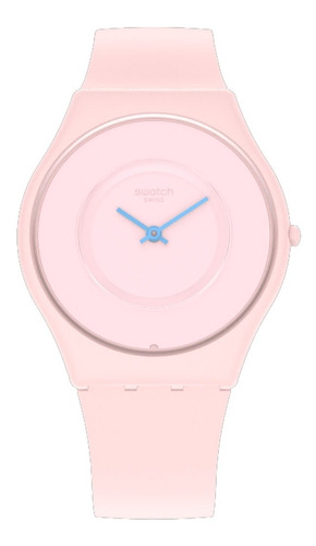 Reloj Swatch Skin Ss09p100 Caricia Rosa Agente Oficial