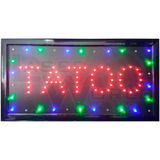 Cartel Luminoso Tatoo Tatuaje Letrero Led Movimiento Pizarra