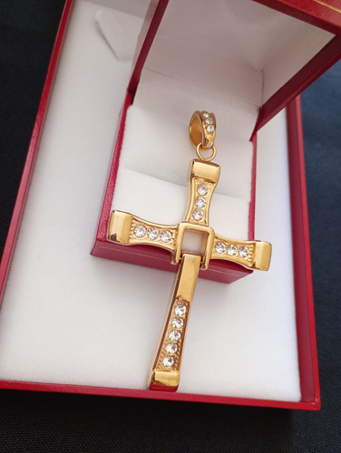 Dije De Cristo Toretto Enchapado En Oro 18k