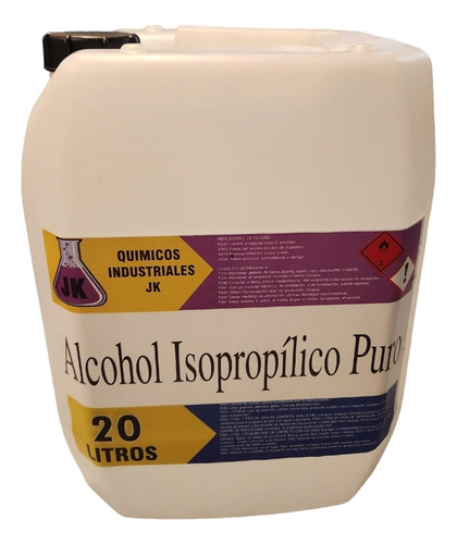 Alcohól Isopropilico 99.8% Puro 20 Litros 