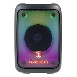 Bafle Kaiser 4  Flama Ksw-7004 Color Negro