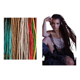 Extensiones Dreadlock Rastas Sintéticas Micro De 50cm 20unid