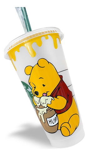 Winnie Pooh // Vaso Personalizado Original De Starbuck