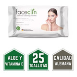 Toallas Desmaquillantes Premium Faceclin Hipoalergenicas 25u