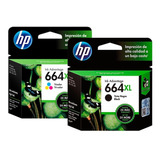 Combo Cartuchos Hp 664xl 2135 3635 4535 4675 Originales