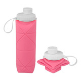 Botella Agua Plegable Silicon Viaje Oficina Fitness Vaso