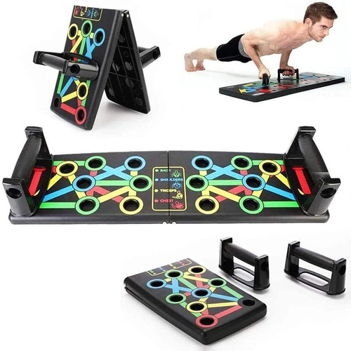 Tabla De Push-up Plegable, Tablero Para Lagartijas 14 En 1