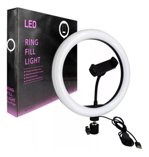 Aro Luz Led Selfie Fotografía Soporte Base Celular Trípode