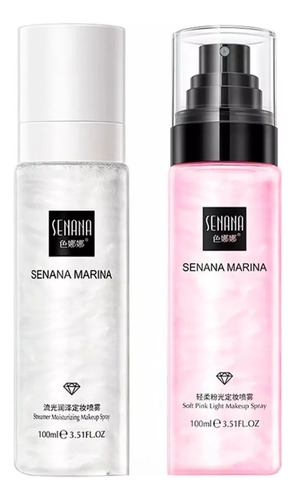 Spray Fijador De Maquillaje - Hidratante Senana Brillos Full