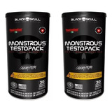 Kit 2x Pack Monstrous Testopack 30 Packs - Black Skull Sabor Sem Sabor