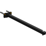 Suporte Haste De Refletor Led Parede Fachada 40 Cm Preto