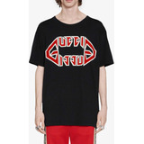 Gucci Playera Negra 100% Original Hecha En Italia