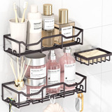 Organizador De Ducha En Bronce Aceitado Para Baño, 3 Pack