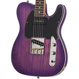 Guitarra Electrica Schecter Telecaster Purple Burst Pearl Color Violeta Material Del Diapasón Palo De Rosa Orientación De La Mano Diestro