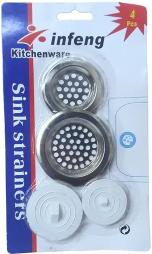 Set De Rejillas Y Tapones Para Grifo Baño Jacuzzi Cocina