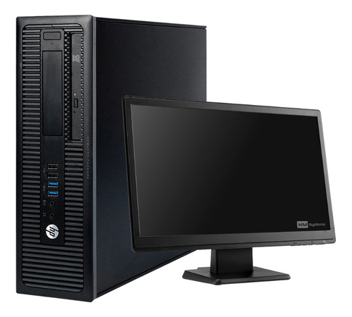 Cpu Hp Prodesk 600 G1 Core I7 4ta Gen 8gb 500gb + Monitor 19