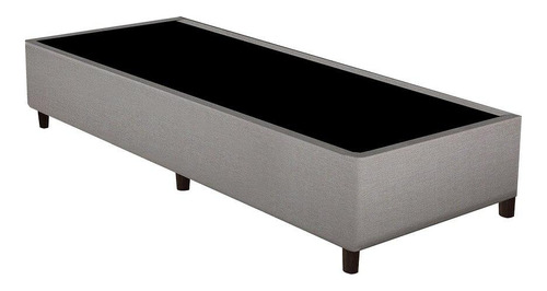 Base Cama Box Queen Universal 79x27 Suede Linho Areia Gazin 