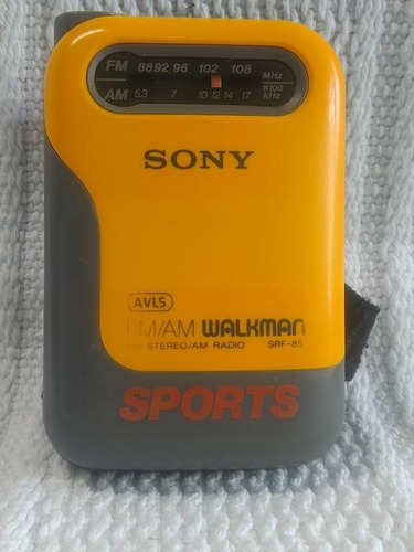 Radio Sony  Walkman Fm/am Srf-85 Antigo 