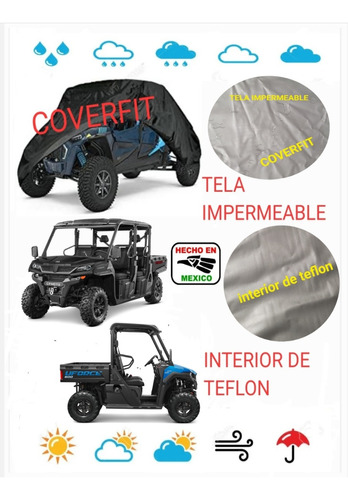 Funda Cubierta  Impermeable Para Utv Cfmoto Uforce