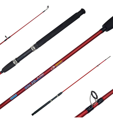 Caña Beast Solid 2.40m Maciza 2 Tramos 15-25 Lb 50-100g