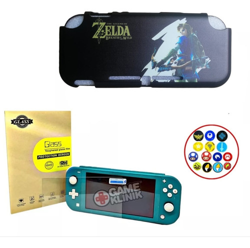 Kit Nintendo Switch Lite Case Protector + Mica Zelda 00