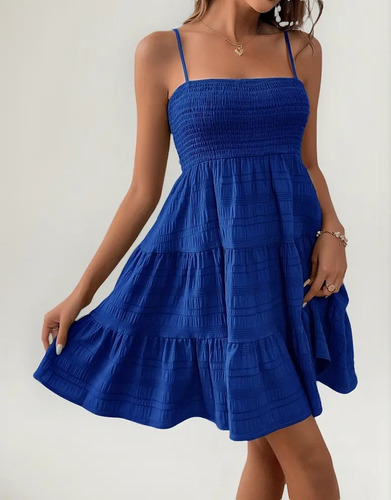 Vestido Corto Elegante De Tirantes De Moda Para Mujer | MercadoLibre