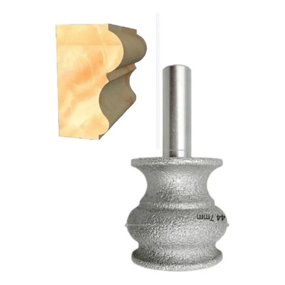Broca-fresa De Diamante Moldura En Mármol Granito Piedra   | Envío gratis