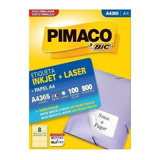 Etiqueta Pimaco Inkjet + Laser - A4365 00362