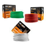 3 Cajas De Cable Eléctrico 1 Cal. 14, 1 Cal. 12 Y 1 Cal. 10 