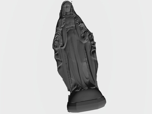 Estatua Virgem Maria Arquivo Stl Router Artcam,aspire3d