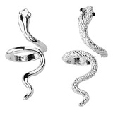 Anillos Exagerados Con Forma De Serpiente Para Hombre, Serpe