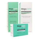 Megacistin Max X 30 Cmpr + Locion + Shampoo Anticaida