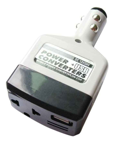 .. 12v/24v A 220v Negro Usb Móvil 10w Universal ..